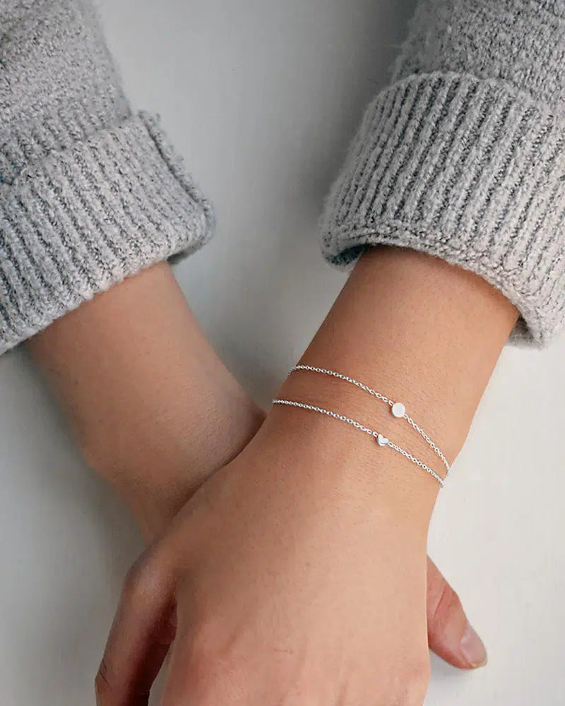Loving heart drop bracelet