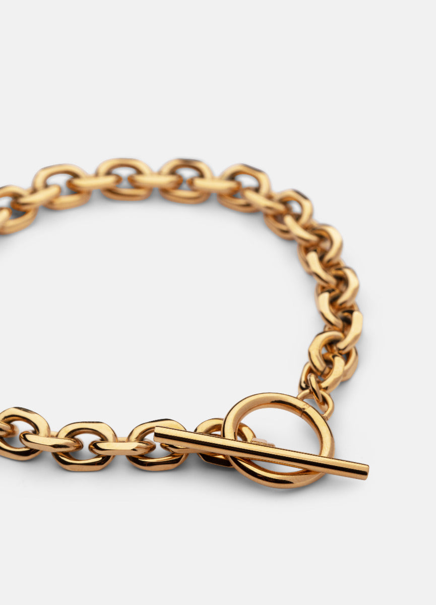 Unité Chain Bracelet - Gold Plated - Medium