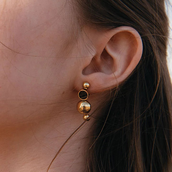 Solar Golden Earclimbers